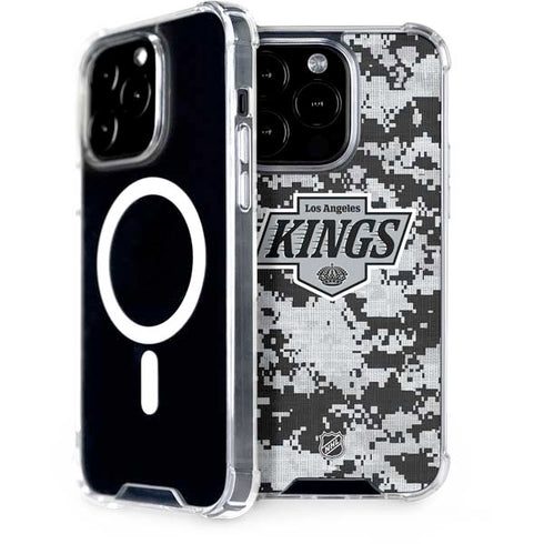 NHL Los Angeles Kings Camo iPhone 15 Pro MagSafe Case
